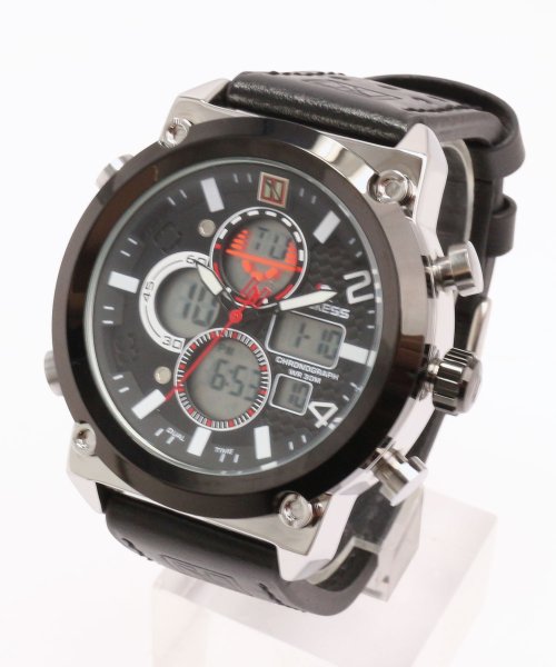 SP(エスピー)/【HPFS】アナデジ アナログ&デジタル腕時計 HPFS1860 メンズ腕時計 デジアナ/シルバー系