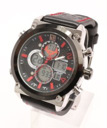 SP(エスピー)/【HPFS】アナデジ アナログ&デジタル腕時計 HPFS1860 メンズ腕時計 デジアナ/レッド系