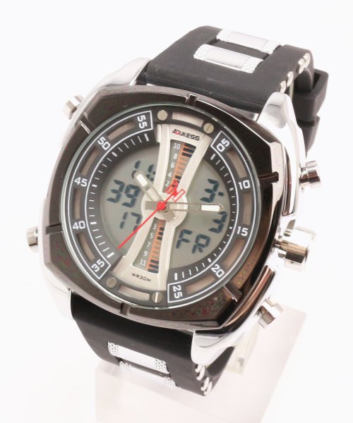 SP(エスピー)/【HPFS】アナデジ アナログ&デジタル腕時計 HPFS9501 メンズ腕時計 デジアナ/シルバー系