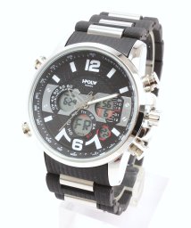 SP(エスピー)/【HPFS】アナデジ アナログ&デジタル腕時計 HPFS9801 メンズ腕時計 デジアナ/シルバー系