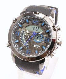 SP(エスピー)/【HPFS】アナデジ アナログ&デジタル腕時計 HPFS9907 メンズ腕時計 デジアナ/ブルー系