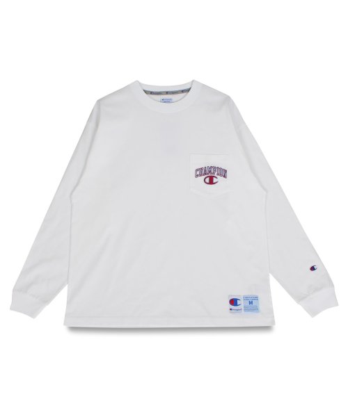チャンピオン Champion Tシャツ 長袖 メンズ Long Sleeve T Shirt ブラック ホワイト ネイビー 黒 白 C3 T410 チャンピオン Champion Magaseek