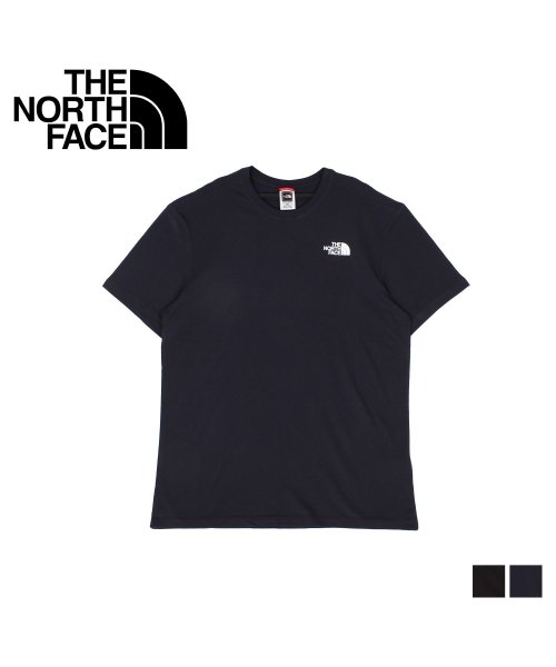 THE NORTH FACE(ザノースフェイス)/ノースフェイス THE NORTH FACE Tシャツ 半袖 メンズ レディース レッドボックス RED BOX TEE ブラック ネイビー 黒 NF0A2TX/ブラック