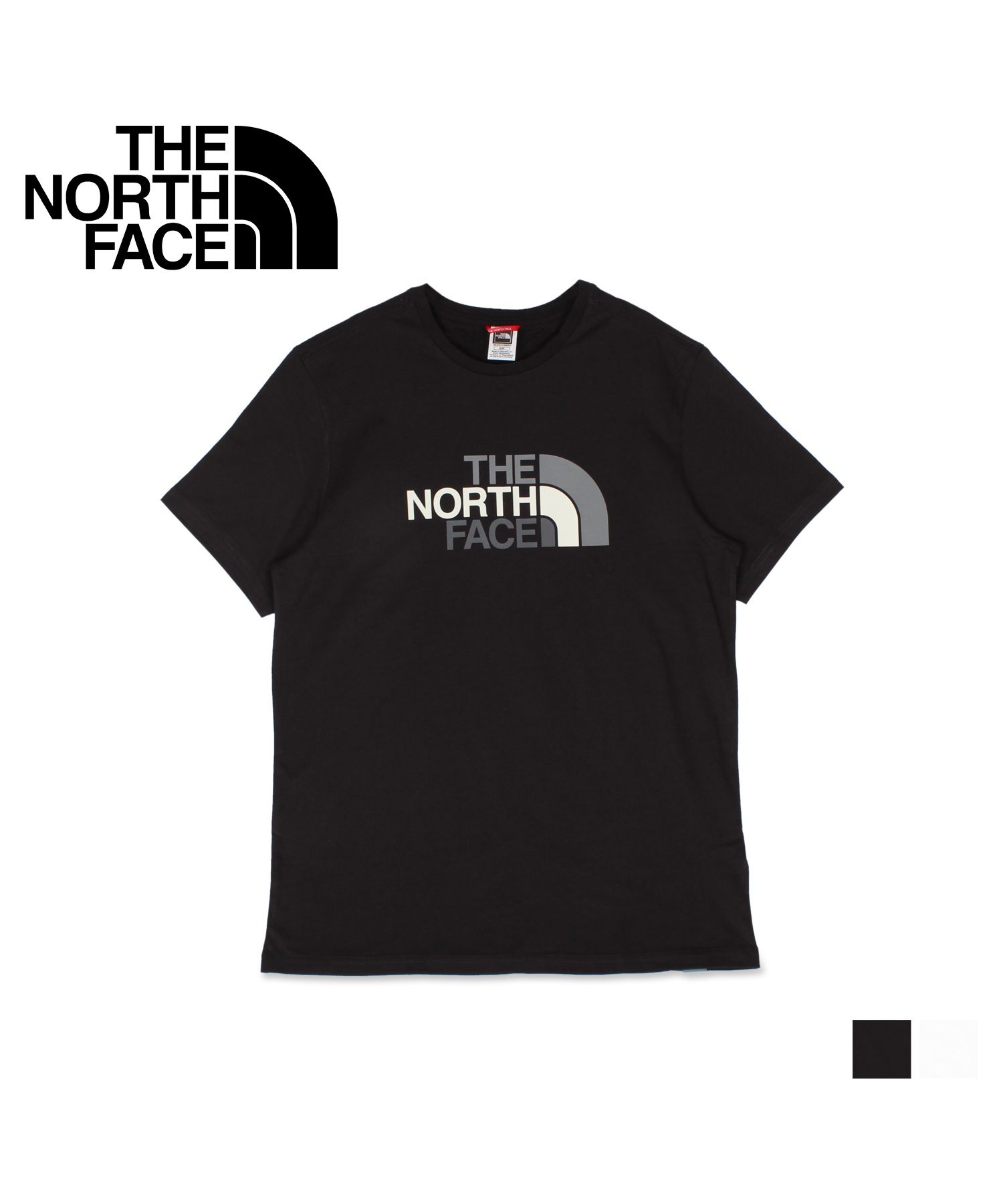 ノースフェイス The North Face Tシャツ 半袖 メンズ レディース イージー Easy Tee ブラック ホワイト 黒 白 Nf0a2tx3 ザノースフェイス Thenorthface Magaseek