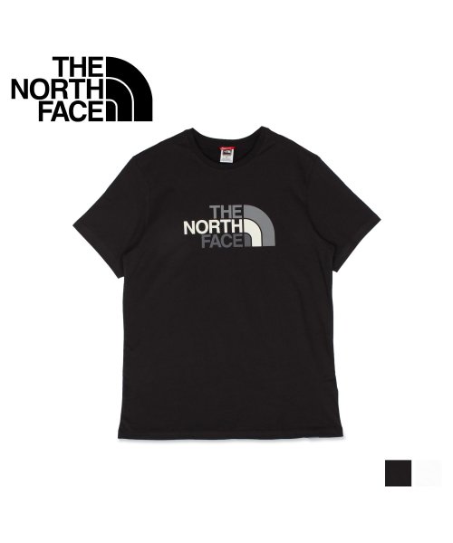 THE NORTH FACE(ザノースフェイス)/ノースフェイス THE NORTH FACE Tシャツ 半袖 メンズ レディース イージー EASY TEE ブラック ホワイト 黒 白 NF0A2TX3/ブラック
