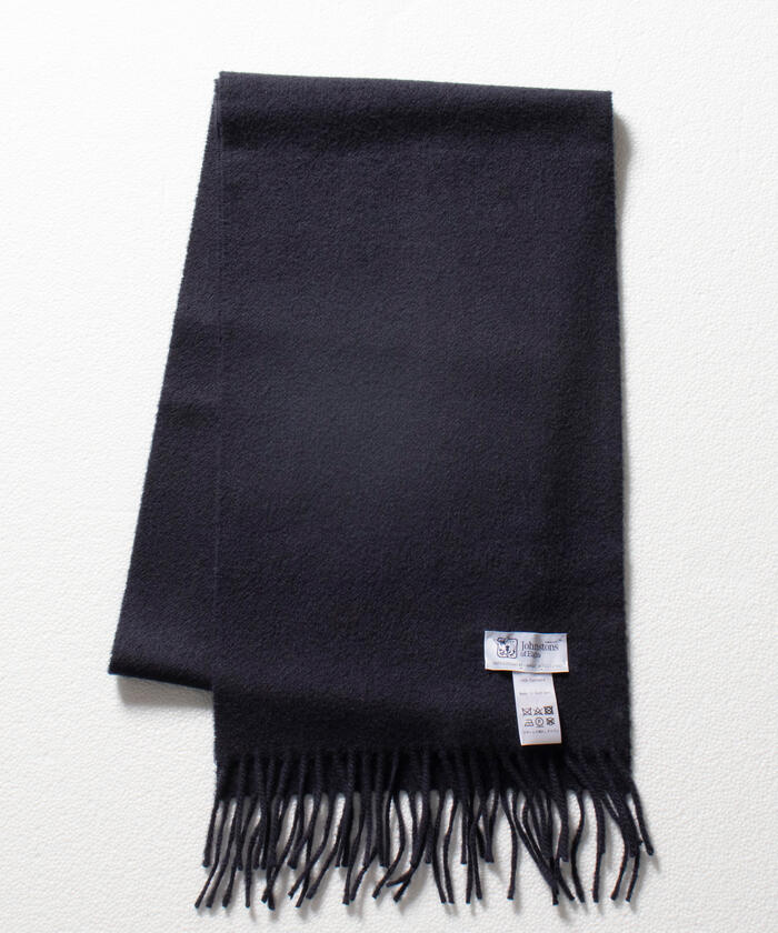 【Johnstons/ジョンストンズ】カシミヤソリッドストール マフラー WA16(PLAIN)