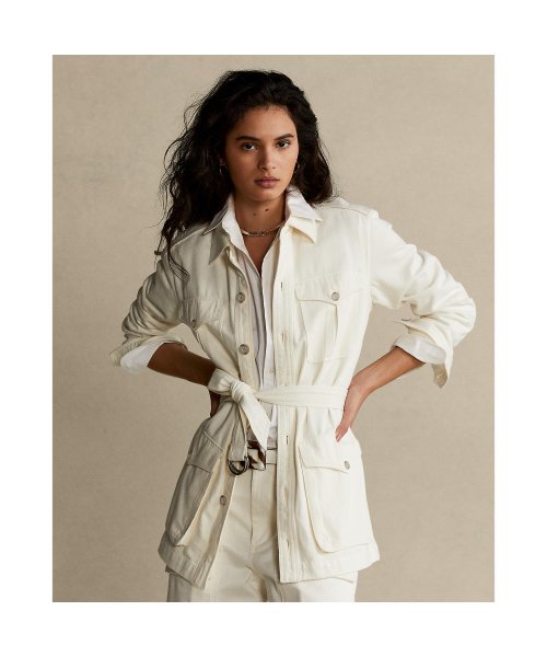 ツイル サファリ ジャケット レディースファッション 阪急百貨店公式通販 Hankyu Fashion