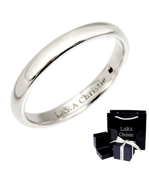 LARA Christie(ララクリスティー)/ララクリスティー エターナルビューティー シルバー リング 指輪 [ BLACK Label ] 23号 r3872－b－23/ブラック