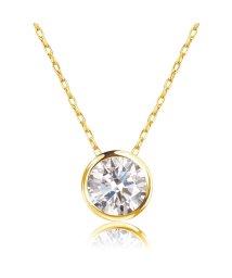 LARA Christie(ララクリスティー)/ララクリスティー 1粒 ダイヤモンド 0.3ct フクリン ネックレス ゴールド K18YG/ゴールド