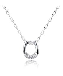 LARA Christie/ララクリスティー ダイヤモンド ホースシュー ネックレス 0.03ct K18 イエローゴールド/504157102
