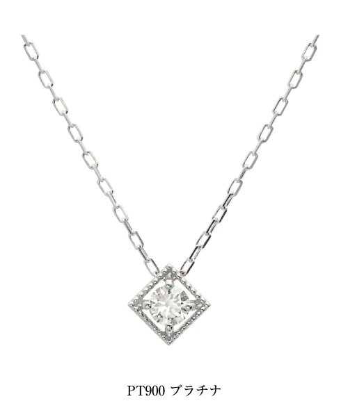 LARA Christie(ララクリスティー)/ララクリスティー 18金 イエローゴールド ダイヤモンド ネックレス 0.1ct K18 lp71－0022－yg/プラチナ
