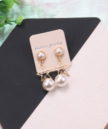 shoppinggo/パールピアス 星 レディース 揺れる アクセサリー かわいい ロングピアス/504157354