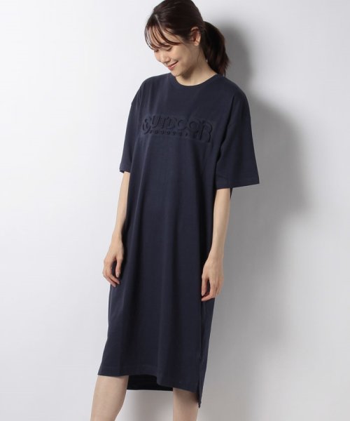 Outdoorproducts エンボスロゴ ワンピース 凹凸 立体ロゴ ジーンズメイト Jeans Mate Magaseek