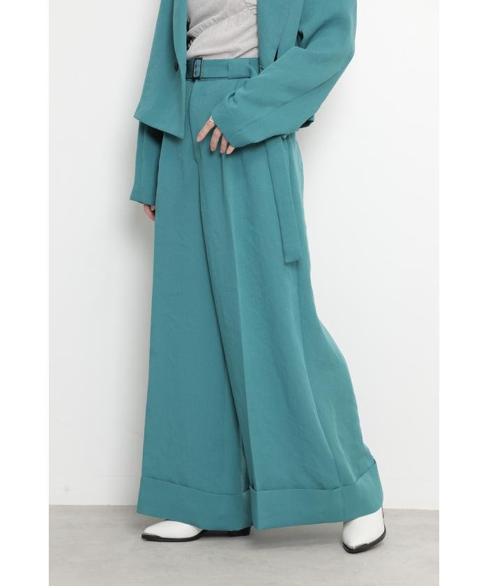 正規品販売中 ｓ ローズバッド レディース スーパーワイドパンツ グリーン セール開催中 Rose 30 Off Hoge Bud 日本販売済み Techexcel In