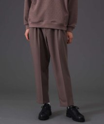 ABAHOUSE(ABAHOUSE)/【MYSELF ABAHOUSE】POLY WOOLLY TWILL ポリウーリ/グレージュ
