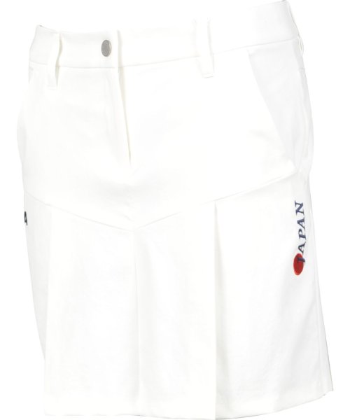 DESCENTE GOLF(デサントゴルフ)/【ナショナルチームモデル 】インナーパンツ付プリーツスカート/ホワイト系 