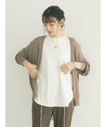 CRAFT STANDARD BOUTIQUE(クラフトスタンダードブティック)/長袖ニットカーディガン/モカ