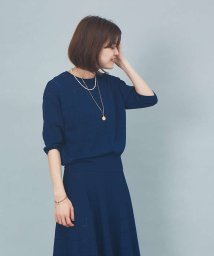 Rouge vif la cle(ルージュヴィフラクレ)/【セットアップ対応】アイレットニットプルオーバー/ネイビー