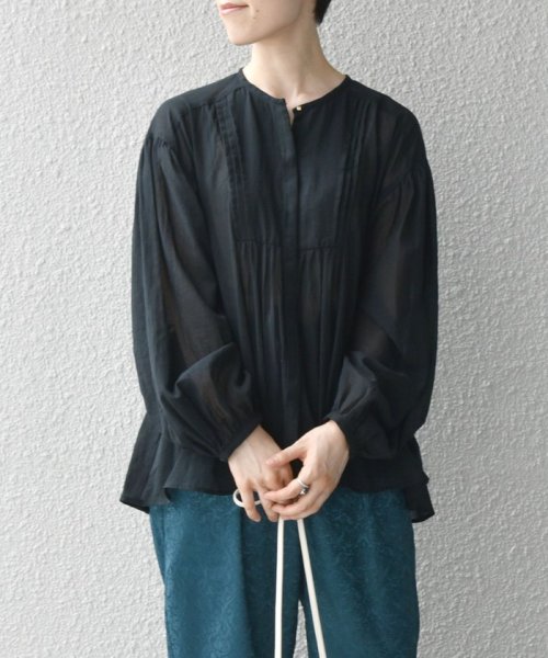 セール Ships Any ウォッシャブル シアー シフォン ボリューム パフスリーブ シャツ ブラウス シップス エニィ ウィメンズ Ships Any Womens Magaseek