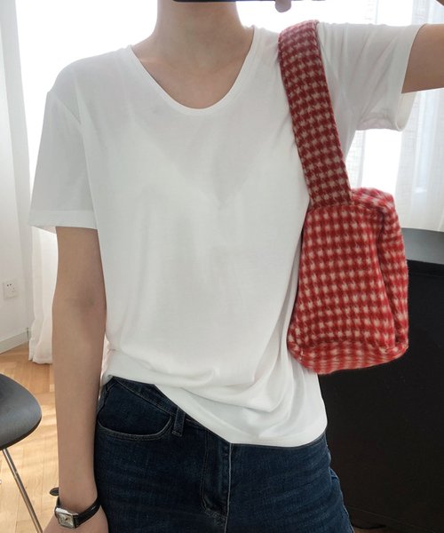 Aimoon(アイモン)/半袖 Tシャツ レディース/ホワイト