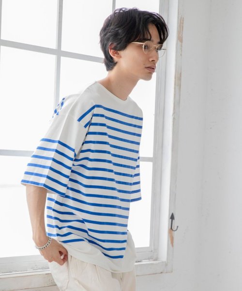 セール ナバルボーダーtシャツ コーエン Coen Magaseek