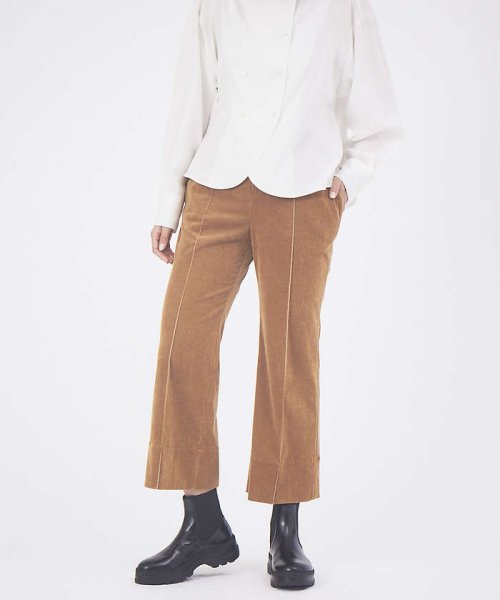 セール コーデュロイクロップドパンツ Qualite Qualite Magaseek