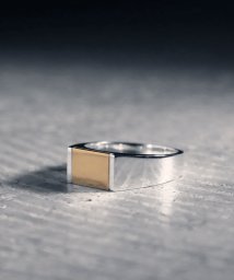 MAISON mou(メゾンムー)/【YArKA/ヤーカ】rectangle design ring[drr]/長方形デザインリング silver925/シルバー系1