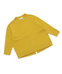 ROPE' PICNIC　KIDS(ロぺピクニックキッズ)/【KIDS】バックスリットニットプルオーバー/イエロー（80）