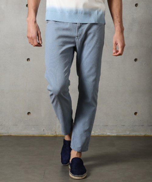 Yanuk ヤヌーク 別注ホップサックストレッチデニムパンツ メンズビギ Men S Bigi Magaseek