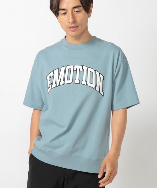 UNION STATION(ユニオンステーション)/ヘビーウェイトカレッジTシャツ/ブルー