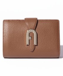 FURLA(フルラ)/【FURLA】フルラ 二つ折り財布 WP00021 HSF000 FURLA SOFIA GRAINY M COMPACT WALLET/ブラウン