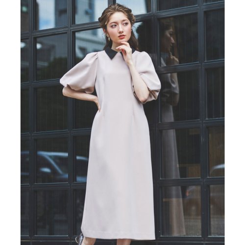 ボリュームスリーブアイラインワンピース ノエラ Noela Magaseek ボリュームスリーブアイラインワンピース ノエラ Noela Magaseek