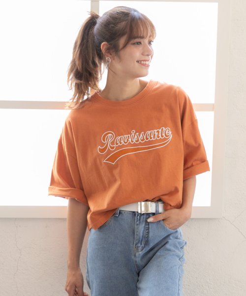 セール アドティエ Ad Thie サテンパッチワーク短丈tシャツ ショート丈 ゆったり 半袖 スリット プリント ビッグtシャツ 春 夏 Magaseek