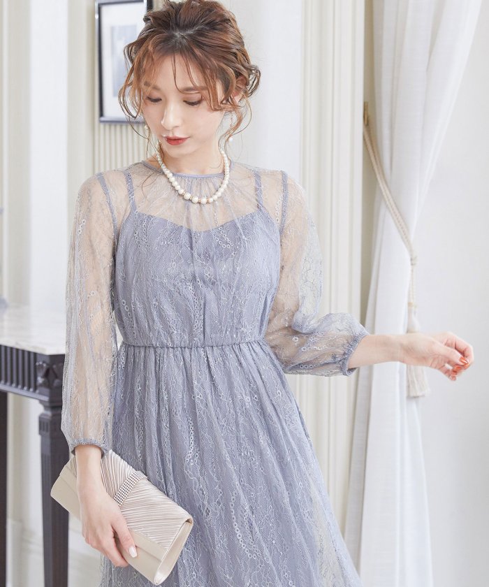 グレー レース ワンピースの人気商品 通販 価格比較 価格 Com