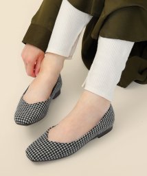 Fashion Letter/MADE IN JAPAN Vカット スクエアトゥフラットシューズ レディース パンプス 靴 ローヒール フラットシューズバレエシューズ コンフォートシューズ /504165311