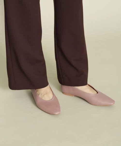 セール アーモンドフラットシューズ ナノ ユニバース Nano Universe Magaseek