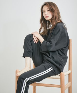 Fashion Letter/ルームウェア 上下セット 半袖 レディース パジャマ ダンボールニット スウェット カットソー トップス ボトムス サイドラインパンツ ゆったり 可愛い 部屋着/504165335