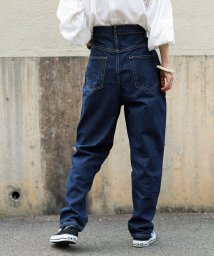 Fashion Letter/デニム バルーンパンツ レディース 大きいサイズ サルエルパンツ デニムパンツ ハイウエスト ジーンズ ボトムス ゆったり ワイド 体型カバー 細見せ 美脚 ロ/504165352