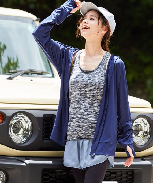 キャンプなどアウトドアシーンで活躍 日焼け防止 ラッシュガード レディース シンプル 無地 柄 水着 長袖パーカー 大きいサイズ おしゃれ ジップアップ ラッシ ファッションレター Fashion Letter Magaseek