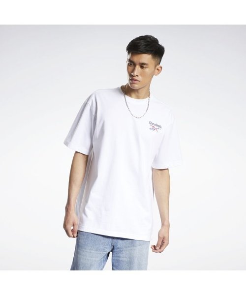 Reebok(Reebok)/プレミアム ファンデーション ショートスリーブ Tシャツ / Premium－Foundation Short Sleeve T－Shirt/ホワイト