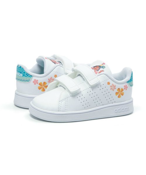 キッズ スニーカー アディダス Adidas アドバンコートi ディズニー Disney モアナ マジックテープ ベルクロ Ze Advancourti アディダス Adidas Magaseek