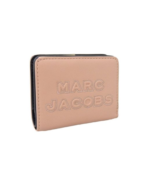  Marc Jacobs(マークジェイコブス)/【MARC JACOBS(マークジェイコブス)】MARCJACOBS マークジェイコブス  FLASH COMPACT WALLET 二つ折り 財布/ピンク系