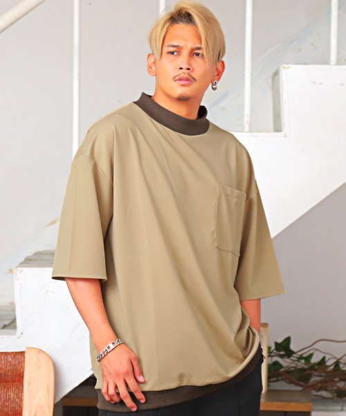 セール リンガーモックネックポケット付き半袖ビッグtシャツ Tシャツ メンズ 半袖 ポケット プリント ロゴ ビッグシルエット モックネック リンガー Bitter ビ ラグスタイル Luxstyle Magaseek セール リンガーモックネックポケット付き半袖ビッグtシャツ Tシャツ メンズ 半袖 ポケット プリント ロゴ ビッグシルエット モックネック リンガー Bitter ビ ラグスタイル Luxstyle Magaseek