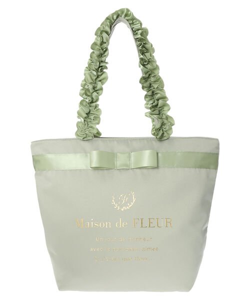 ブランドロゴフリルハンドルトートmバッグ メゾンドフルール Maison De Fleur Magaseek ブランドロゴフリルハンドルトートmバッグ メゾンドフルール Maison De Fleur Magaseek