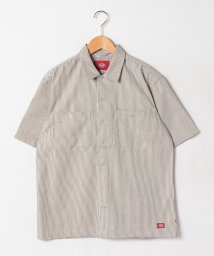 marukawa shonan(marukawa shonan)/【Dickies/ディッキーズ】ツイル ワークシャツ/メンズ シャツ 半袖 アメカジ ワーク カジュアル ユニセックス ストリート スケート オーバーサイズ/アイボリー