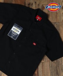 marukawa shonan(marukawa shonan)/【Dickies/ディッキーズ】ツイル ワークシャツ/メンズ シャツ 半袖 アメカジ ワーク カジュアル ユニセックス ストリート スケート オーバーサイズ/ブラック2