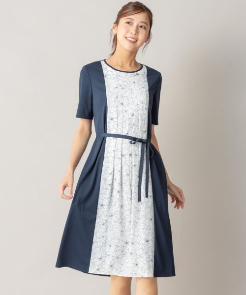 配色フラワープリントワンピース レリアンプラスハウス Leilian Plus House Magaseek