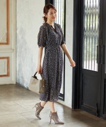 ジョーゼットドットプリントワンピース アナイ Anayi Magaseek