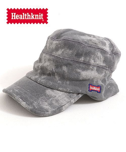 healthknit(ヘルスニット)/Healthknit スウェットメランジバルーンキャップ 帽子 CAP メンズ バルーンキャップ スウェット ニット メランジ ロゴ 刺繍 ワンポイント シンプ/その他