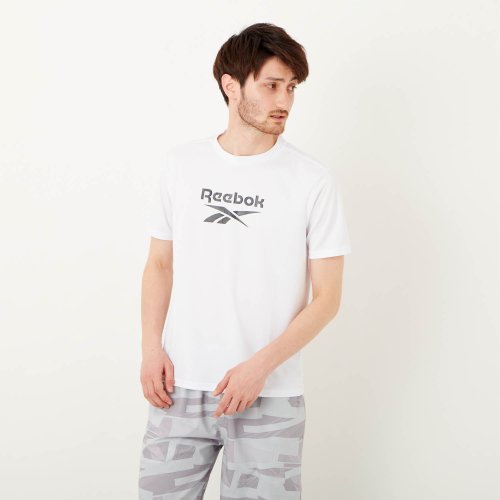 VacaSta Swimwear(men)(バケスタ　スイムウェア（メンズ）)/【REEBOK】ビッグロゴ半袖ＴＥＥシャツ/ホワイト